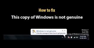 How to Fix 'This Copy Of Windows Is Not Genuine' Error?