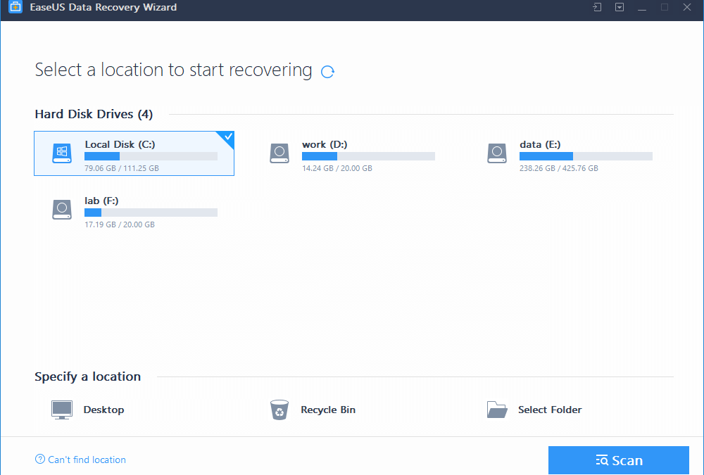 EaseUS Data Recovery Wizard 14.0 Crack + License Key Download 2021